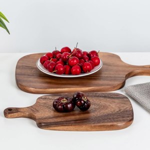 Bán buôn tùy chỉnh Walnut Keo Gỗ hình chữ nhật thớt với xử lý 1.5cm dày máy rửa chén an toàn cá nhân để sử dụng nhà - Product Image 2