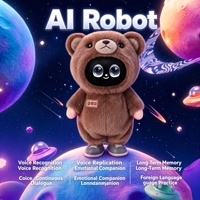 AiJH Ai Akıllı Algılama Etkileşimli Tepki Veren Robot Eğitici Oyuncak Etkileşimli İfadeler Dokunmatik Sensörlü Robot Oyuncak