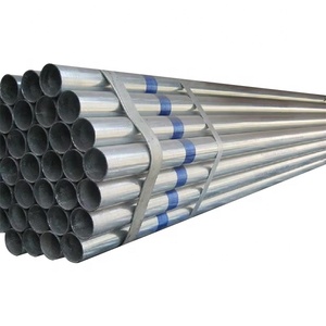 Tubo de acero galvanizado en caliente Gi, tubo de acero redondo, tubo de acero galvanizado de 1-4 pulgadas, tubo de agua para tubería de riego, barandilla de balcón - Product Image 1
