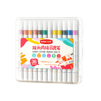 Lot de 48 marqueurs permanents double pointe 6 mm imperméables pour tissu, acrylique, roche, toile, céramique - Vente en gros usine