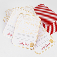 Cartes de remerciement de luxe pour petites entreprises, mariage, remise de diplôme, funérailles, fête prénuptiale, avec estampage à chaud doré et logo personnalisé