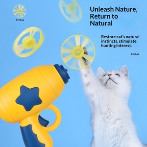 Juguete Interactivo Giratorio 360° con Forma de Libélula, Juguete de Lanzamiento y Rompecabezas para <span class=keywords><strong>Gatos</strong></span> de Interior, Alivia el Aburrimiento y la Ansiedad - Product Image 2