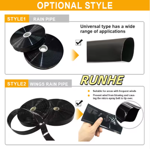 Bande d'égouttement <span class=keywords><strong>souple</strong></span> de bande de transport d'eau d'irrigation de PE de <span class=keywords><strong>63</strong></span> <span class=keywords><strong>mm</strong></span> pour la ceinture principale de Micro-arroseur de serre à la maison - Product Image 2
