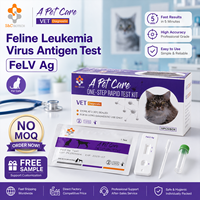 Kit de test rapide du coronavirus félin FCoV Ag pour chats avec détection rapide, fourniture directe d'usine et emballage hygiénique