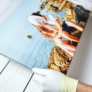 Impresión en Lienzo Personalizada con Impresión UV para Bodas, Imprime tus Fotos, Collage, Lienzo Enmarcado en Madera, Uso en Interiores, Arte Fotográfico, Pintura Mural - Product Image 1