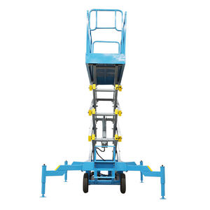 Plataforma de trabajo aéreo móvil de 20m de fácil operación, elevador de tijera hidráulico eléctrico, elevador de <span class=keywords><strong>andamio</strong></span> - Product Image 2
