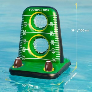 Football Toss Inflatable Floating Target Game 100x80cm PVC Pool Toy For Outdoor Water Fun - Product Image 3