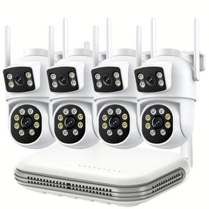 Cámara <span class=keywords><strong>IP</strong></span> con Ethernet 6k, Sistema de Seguridad para el Hogar, Cámara CCTV con Conexión a Red Elantra, 8 Líneas H265 Hi3536, Kit para Europa - Product Image 1