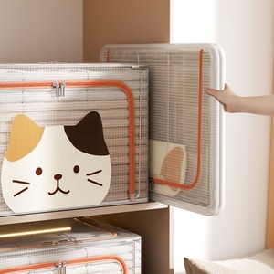 ข้อมูลจำเพาะกล่องเก็บของแบบพับได้กล่องเก็บของ PVC ใสแข็งแรงและพับได้ - Product Image 6