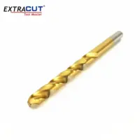 Titanium Coated HSS Drill Bits fully ground cheap price China factory made individual pieces DIN338 ANSI
