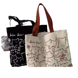 Chất Lượng Cao Của Phụ Nữ Thời Trang Cotton Shoulder Tote Bag Với Dây Kéo Đóng Cửa Biểu Tượng Tùy Chỉnh Quảng Cáo Vải Mua Sắm Túi - Product Image 1