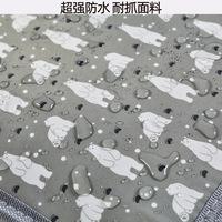 Tapis chauffant intelligent pour animaux de compagnie à double zone de température, imperméable et anti-morsure, idéal pour les foyers multi-animaux