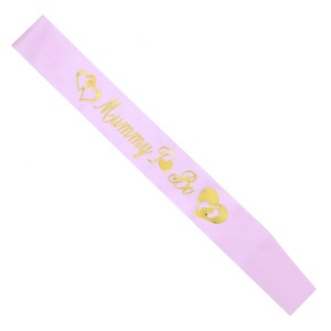 Ceinture en Satin pour maman Be, 32 pièces, bleu, rose, pour Baby Shower, décoration de révélation de sexe, fête de <span class=keywords><strong>grossesse</strong></span>, publicité, fournitures cadeaux - Product Image 1