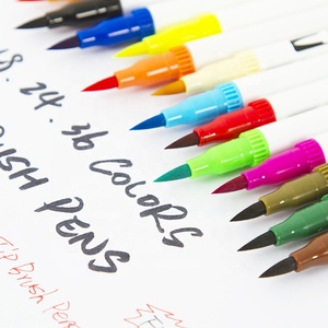 Juego de <span class=keywords><strong>132</strong></span> Rotuladores de Doble Punta, Rotuladores de Acuarela, Logotipo Personalizado en Bolsa de Regalo para Suministros de Dibujo Artístico - Product Image 2