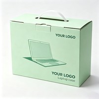 Boîtes d'expédition en carton brun personnalisées avec logo pour claviers électroniques, emballages en carton pour ordinateurs portables, boîtes d'expédition pour ordinateurs portables avec EPE