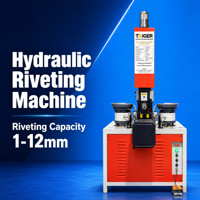 Machine à riveter hydraulique à double tête haute vitesse avec alimentation automatique, prix usine pour rivets pleins et creux