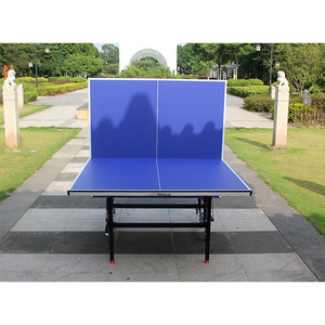 Table de ping-pong Double Fish 201V 280x152.5x76 cm pliable avec roulettes pour usage intérieur et extérieur - Product Image 3