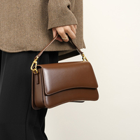 Mini sacs à bandoulière en cuir à rabat pour femmes 2024, sac à main de luxe de marque, sac à bandoulière simple