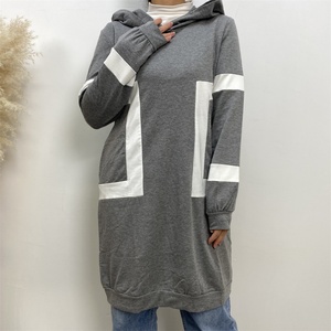2246# Wholesale Muslim Abaya Women Sportswear Hoodie for Islamic Ladies Winter - Product Image 4
