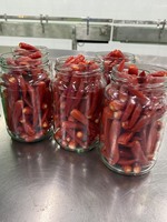 Eingelegte Rote Chili-Paprika in Trommelverpackung Saure Salz-Gemüsekonserven Topseller Tomate Gurke Ananas