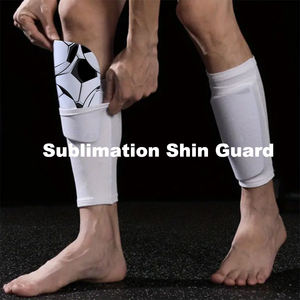 Protège-tibias personnalisé Topjlh par sublimation, design personnalisé, avec rembourrage doux, idéal pour les commandes OEM, les promotions d'équipe et les cadeaux sportifs - Product Image 2