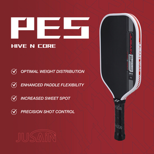 Đen bề mặt perser IV 16mm T700 gen4 đẩy lõi sợi Carbon điện pickleball Paddle jusain - Product Image 4
