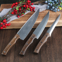 Couteau à désosser multi-usage en acier Damas forgé à la main pour la viande de porcs et de bovins