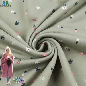 Nhà Cung Cấp Tùy Chỉnh Duy Nhất Bên Chải Tái Chế Micro Polyester Vải Tùy Chỉnh In Thoáng Khí Cực Fleece Cho Thể Thao Mặc