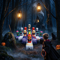 Tente gonflable d'Halloween en forme de clown de cirque personnalisée, 4 m/13 pi, décoration gonflable d'Halloween, gonflable géant d'Halloween