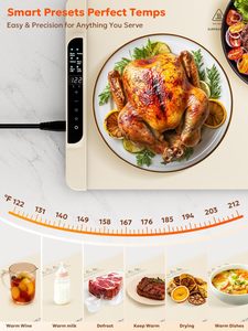 Square Silicone Portable Coil Board Touch Control Adjustable Temperature Soft Flexible Household Multi-Person Dining Silicone Ma - Product Image 4