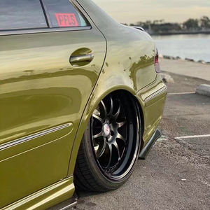 WRAPMASTER 1.52*17m Película Decorativa para Automóviles, Revestimiento de PET Verde Combate, Vinilo Verde Superbrillante para Pintura, Vinilo PVC para Envolver Todo el Cuerpo - Product Image 2