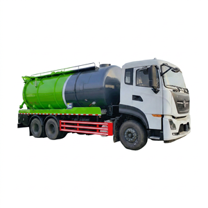 รถดูดฝุ่น Dongfeng 6x4 ขนาด 22 ลูกบาศก์เมตร ขับเคลื่อนด้วย PTO พร้อมปั๊มแรงดันสูงและปั๊มดูดฝุ่น ฟังก์ชั่นคู่ สำหรับล้างด้วยแรงดันสูงและดูดสิ่งสกปรก - Product Image 1