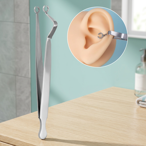 Ear Cartilage <b>Piercing</b> <b>Clamps</b> Stainless Steel Manual ENT Surgical Instrument Class I Tool for Precise Ear Procedures - Product Image 4