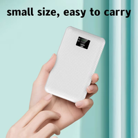 Cargador de Batería Portátil con Doble Puerto USB, 16000mAh, Mini Batería Externa de 10W para Teléfono