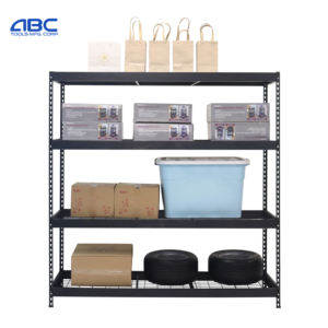 מדפי פלדה איכותיים ישירות מהמפעל ומדפי מתכת מצופים באבקה לאחסון במחסן - Product Image 4