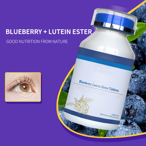 Tableta de éster de luteína de arándano personalizada Suplementos de luteína para el cuidado de los ojos Tabletas masticables - Product Image 3
