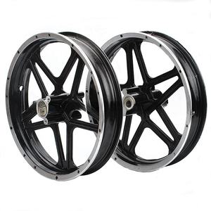 Ruedas de aleación de aluminio de 2.50-10 con clasificación de estrellas para motocicletas todoterreno mini, nuevos motores delanteros y traseros para motos de cross de 2 tiempos - Product Image 2