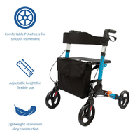 Déambulateur et rollator pliables en gros pour personnes âgées, handicapées et la rééducation des patients