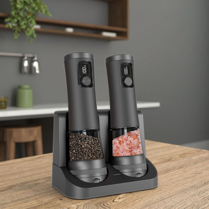 Dropshipping productos 2025 nuevo molinillo de sal y pimienta eléctrico recargable velocidad de molienda ajustable grosor - Product Image 1