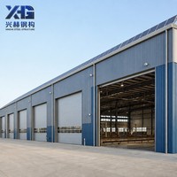 Structure métallique préfabriquée en acier galvanisé à portée libre, poutre en H personnalisée