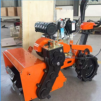 Mini-motoculteur rotatif désherbeur avec moteur 7,5 CV – Cultivateur agricole haute productivité pour la coupe de l'herbe et le désherbage