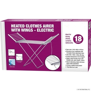 Calentador <span class=keywords><strong>de</strong></span> Baño, <span class=keywords><strong>Secadora</strong></span> <span class=keywords><strong>de</strong></span> <span class=keywords><strong>Ropa</strong></span> Eléctrica 	 Tendedero con Alas y Calefacción <span class=keywords><strong>de</strong></span> 280W y <span class=keywords><strong>20</strong></span> Barras - Product Image 2
