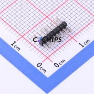 DZ127R-11-08-25 Pin Header Through hole Component (THT),P=1.27mm Connector 1x8P 1.27mm Pin Header Through Hole - Product Image 1