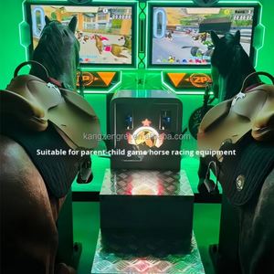 Machine de jeu d'arcade de course de chevaux à deux joueurs, à monnayeur, équipement de divertissement intérieur de grande envergure, matériel de construction - Product Image 6