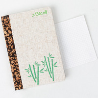Ensemble de carnet de notes A5 minimaliste en papier recyclé avec stylo, impression UV, écologique, personnalisable, cadeau