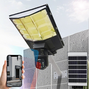 V380 All-in-One Solar Street <b>Light</b> <b>with</b> Dual Screen HD Camera and <b>Sensor</b> for Outdoor Security and Smart Solar Lighting - Product Image 1