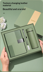 Set de Regalo Corporativo Personalizado 2026, Taza de Vacío de Cuero PU de Lujo y Cuaderno, Kits Ejecutivos de Negocios, Regalo Conmemorativo - Product Image 3