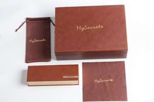 Coffret cadeau d'affaires haut de gamme, étui de rangement en cuir personnalisé, souvenir d'événement parfait, logo personnalisé - Product Image 4