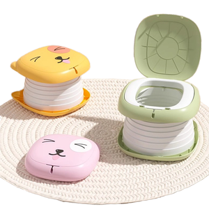 Urinoir portable pour enfants, pliable, pour <span class=keywords><strong>voiture</strong></span>, camping et voyage, petit WC en plastique indispensable - Product Image 1