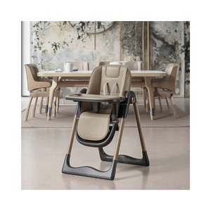 Chaise Haute de Salle à Manger Multifonctionnelle Seamind, Design Récent pour Bébé et Tout-Petit, Hauteur Réglable, Pliable et <span class=keywords><strong>Inclinable</strong></span>, en Métal, 1 Pièce - Product Image 1